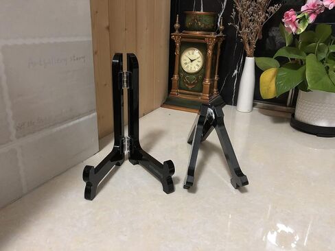 Acrylic Plate Holder Display Stands, Easels Plates Picture Frame Stand Holder Display for Photo Art Books Displaying Rack Holder Stands - 4.73*7.09 inch Black (28) in Saudi Arabia