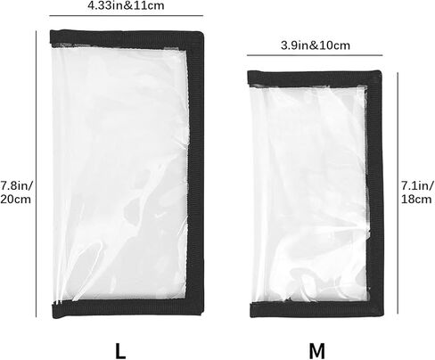 10 قطع من أغلفة طُعم الصيد من YIYUE، أغطية طُعم PVC شفافة، حامي تخزين طُعم الصيد المتين، واقي خطاف الصيد، لفافات طُعم الصيد (5L+5M) in Kuwait