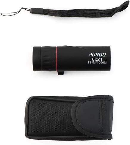 تلسكوب JiaSifu 60X21 أحادي العين عالي الوضوح مع محول الهاتف الذكي، BAK4 Prism FMC أحادي العين مع رؤية واضحة منخفضة الإضاءة للحياة البرية والصيد والتخييم والسفر (LD006-00X-182) in Kuwait