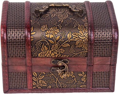 ام بي في بي ان صندوق كنز القراصنة الصغير من قطعة واحدة، صندوق كنز للأطفال، صندوق ألعاب كنز القراصنة، صندوق مجوهرات القراصنة العتيق، مجموعة لعبة قفل دعائم الحفلات، صندوق الكنز in Kuwait