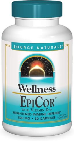 Source Naturals Wellness EpiCor with Vitamin D-3 for Heightened Immune Defense* - 30 Capsules in Saudi Arabia