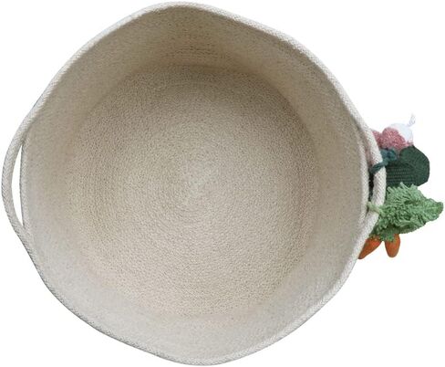 Lorena Canals |Basket Veggies. For Nurseries, Playrooms, Bedrooms. Handmade in 100% Cotton. Size: 9" x 1' x 1' in Kuwait