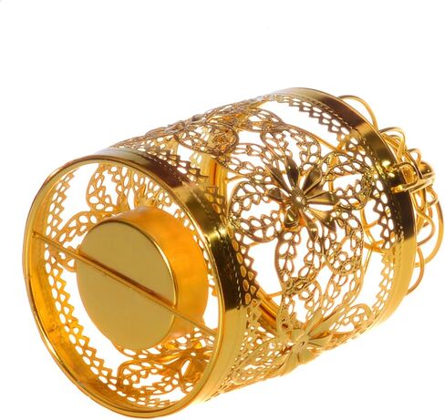 Decorative Candle Lanterns,Small Metal Birdcage Candle Holders,Hanging Tealight, Vintage Centerpieces for Wedding & Party in Kuwait