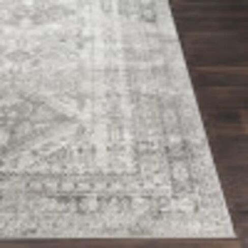 سجادة منطقة شرقية فنية من Weavers Desta Vintage، مقاس 7'10" x 10'2"، أزرق/أبيض in Kuwait