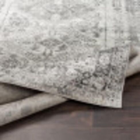 سجادة منطقة شرقية فنية من Weavers Desta Vintage، مقاس 7'10" x 10'2"، أزرق/أبيض in Kuwait
