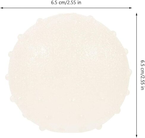 Ipetboom 2Pieces Dog Glow Ball Toys,2 Inch Diameter Squeaky Dog Toy Balls Puppy Chew Toys for Teething, Dog Biting Ball Toy Dog Interactive Fetch Toys in Kuwait