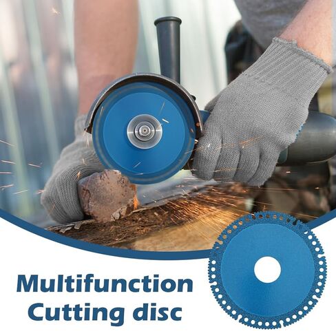 3pcs 4 Inch 1.6mm Grinding Wheel, General Purpose for Metal, Angle Grinder Cutting Disc, Metal Cut Off Wheel Cutting Discs for Smooth Cutting, Chamfering, Grinding(Blue) in Saudi Arabia