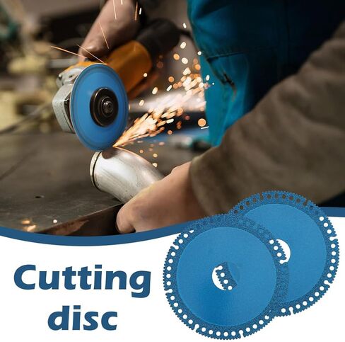 3pcs 4 Inch 1.6mm Grinding Wheel, General Purpose for Metal, Angle Grinder Cutting Disc, Metal Cut Off Wheel Cutting Discs for Smooth Cutting, Chamfering, Grinding(Blue) in Saudi Arabia