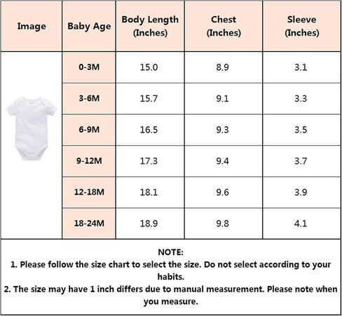 kavkas Short Sleeve Baby Bodysuit Cotton Newborn Clothes Solid Color One Piece Undershirt 5 Pack 0-24 Months in Kuwait