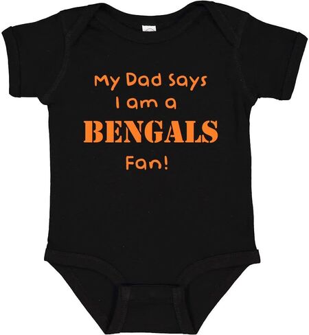 My Dad Says I am a Fan Baby Bodysuit Creeper in Saudi Arabia