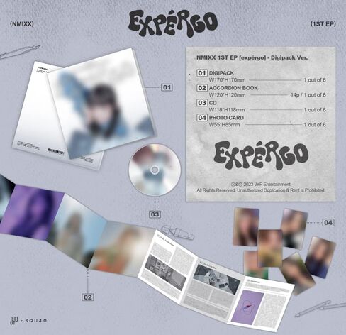 NMIXX - ألبوم expérgo [Digipack Ver.] (إصدار JIWOO) in Kuwait