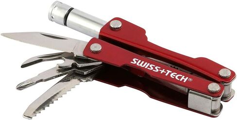SWISS+TECH ST35000 Mini Pocket Multi-Tool, 8-in-1 Tool, Use During Camping, Sports (Single Pack) in Kuwait