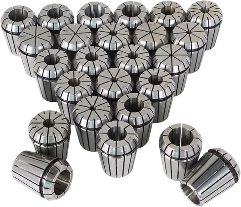 kimllier 25Pcs ER32 Spring Collet Set 1/16 to 13/16 Collet Set Fit for CNC Engraving Machine and Milling Lathe Tool in Saudi Arabia
