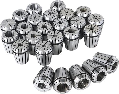 kimllier 25Pcs ER32 Spring Collet Set 1/16 to 13/16 Collet Set Fit for CNC Engraving Machine and Milling Lathe Tool in Saudi Arabia