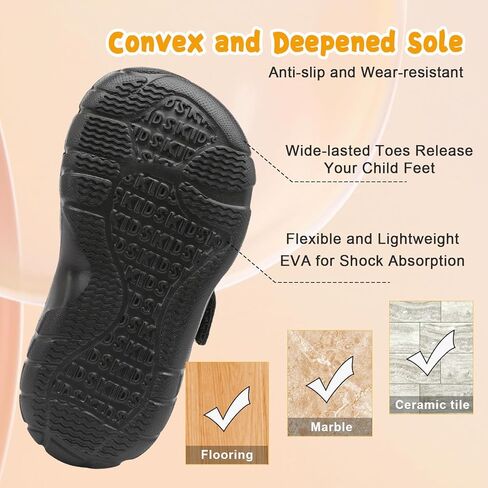 أحذية BARERUN للأطفال من القماش أحذية الجري للبنات والأولاد بمقدمة عريضة وأحذية رياضية للأطفال الصغار حافي القدمين أحذية مدرسية للبنات والأولاد أحذية تنس للأطفال الصغار غير قابلة للانزلاق in Kuwait