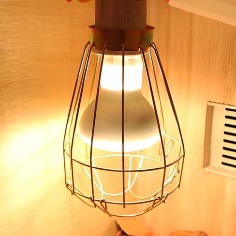 balacoo Ceramic Heat Emitter Bulb Guard Anti Scalding Reptile Heat Lamp Cover Reptile Heat Lamp Mesh Cover in Saudi Arabia