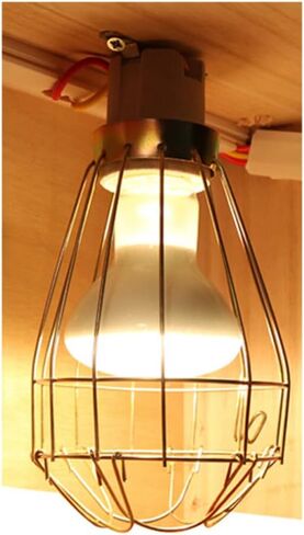 balacoo Ceramic Heat Emitter Bulb Guard Anti Scalding Reptile Heat Lamp Cover Reptile Heat Lamp Mesh Cover in Saudi Arabia