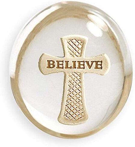 Angelstar 8747 Believe Cross Worry Stone, 1-1/2-Inch in Saudi Arabia