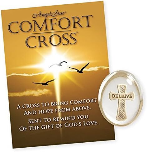 Angelstar 8747 Believe Cross Worry Stone, 1-1/2-Inch in Saudi Arabia