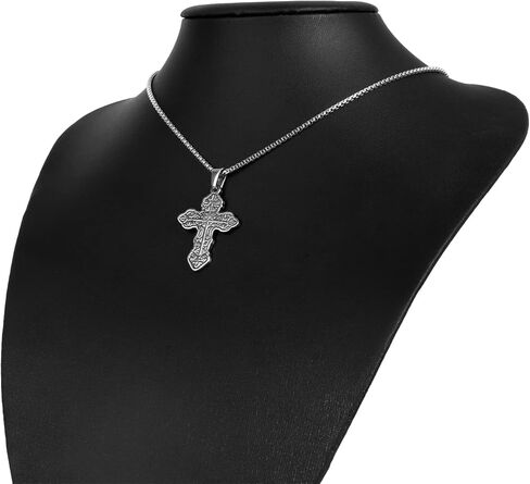 قلادة متقاطعة من النحاس النقي من ذا نورث رينج للرجال والنساء، علاج مغناطيسي لتخفيف التهاب المفاصل والنفق الرسغي والصداع النصفي والعمود الفقري العنقي in Kuwait