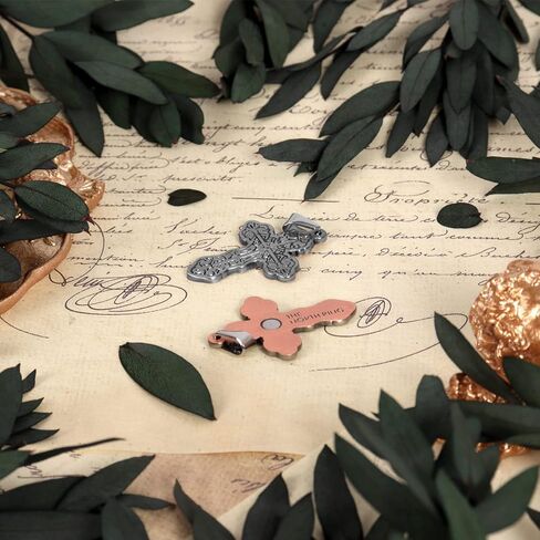 قلادة متقاطعة من النحاس النقي من ذا نورث رينج للرجال والنساء، علاج مغناطيسي لتخفيف التهاب المفاصل والنفق الرسغي والصداع النصفي والعمود الفقري العنقي in Kuwait