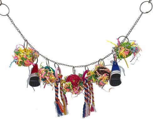 جيليجي العاب البحث عن الطعام للطيور - كرة راتان للببغاوات والطيور الصغيرة والباراكيت والكوكاتيل والكونوريس والبادجي وطيور الحب والعصافير in Kuwait