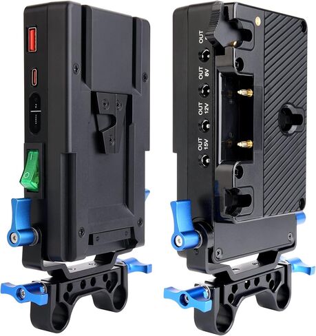 تتحول بطارية أنتو-باور جولد ماونت من كوكاكوو إلى لوحة محول كاميرا الفيديو على شكل حرف V، محول مقسم إمدادات الطاقة. مع مشبك قضيب 15 مم وسبعة مخرج طاقة تيار مستمر لكاميرات سوني وكاميرات دي اس ال ار. in Kuwait