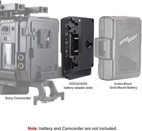 تتحول بطارية أنتو-باور جولد ماونت من كوكاكوو إلى لوحة محول كاميرا الفيديو على شكل حرف V، محول مقسم إمدادات الطاقة. مع مشبك قضيب 15 مم وسبعة مخرج طاقة تيار مستمر لكاميرات سوني وكاميرات دي اس ال ار. in Kuwait