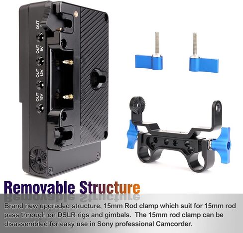 تتحول بطارية أنتو-باور جولد ماونت من كوكاكوو إلى لوحة محول كاميرا الفيديو على شكل حرف V، محول مقسم إمدادات الطاقة. مع مشبك قضيب 15 مم وسبعة مخرج طاقة تيار مستمر لكاميرات سوني وكاميرات دي اس ال ار. in Kuwait