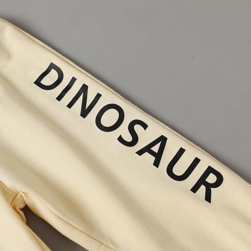 مامامي طفل رضيع ديناصور طباعة كم طويل هوديي البلوز بلايز جرزاية السراويل الخريف الشتاء الملابس 2 قطعة وتتسابق in Kuwait