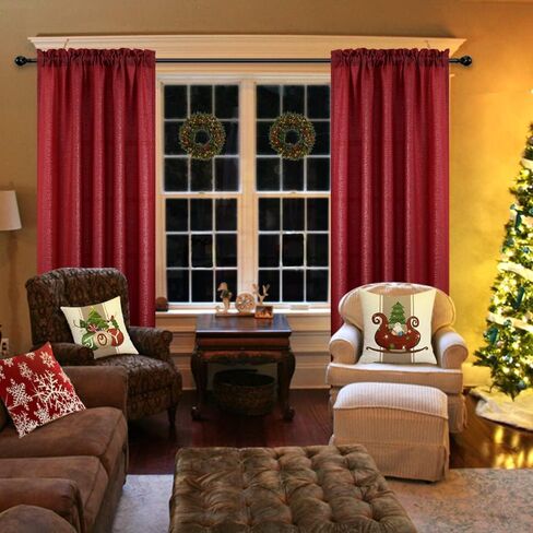 Gold Curtains 84 Inch Length for Living Room 2 Panels Set Rod Pocket Window Decor Semi Sheer Luxury Sparkle Shimmer Shiny Glitter Brown Golden Mustard Curtains for Bedroom 52x84 Long Christmas Decor in Saudi Arabia