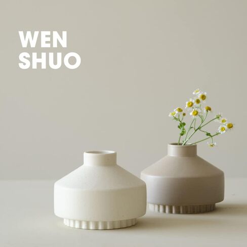 مزهرية صغيرة مستديرة نورديك للزهور، مزهرية زهور جافة، ديكور غرفة المعيشة in Kuwait