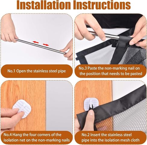 بوابة شبكية للكلاب، بوابات كلاب للمنزل عريضة للغاية، 70.9 × 28.3 انش، بوابة كلب للسلالم بدون ثقب، بوابات امان سوداء للحيوانات الاليفة، بوابة شبكية محمولة للحيوانات الاليفة في الهواء الطلق والداخلية in Kuwait