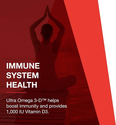 Protocol Ultra Omega 3-D - Fish Oil DHA 300mg, EPA 600mg - Vitamin D3 1,000 IU - Lemon - 90 Softgels in Saudi Arabia
