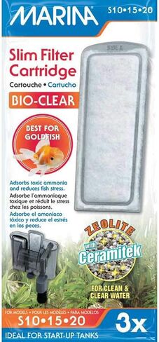 Marina 36 Pack of Bio Clear Cartridge for Slim Filters in Saudi Arabia