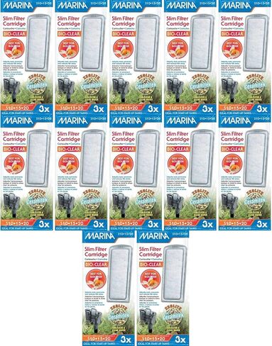 Marina 36 Pack of Bio Clear Cartridge for Slim Filters in Saudi Arabia