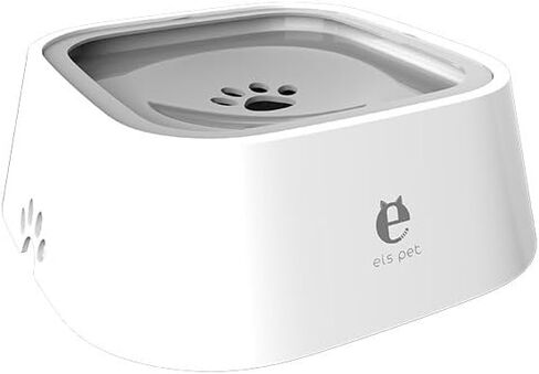 Pet Drinking Bowl Anti-Splash Water (Blue) in Saudi Arabia