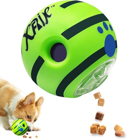 موزع كرات حلوى للكلاب من اكس اف ار جيه كيه مقاس 3.45 انش، كرة بازل صوت مضحكة للكلاب، كرة تفاعلية لتدريب الذكاء وتناول الطعام للكلاب، هدية للكلاب الصغيرة in Kuwait
