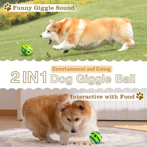 موزع كرات حلوى للكلاب من اكس اف ار جيه كيه مقاس 3.45 انش، كرة بازل صوت مضحكة للكلاب، كرة تفاعلية لتدريب الذكاء وتناول الطعام للكلاب، هدية للكلاب الصغيرة in Kuwait