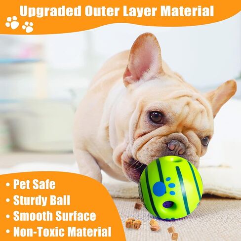 موزع كرات حلوى للكلاب من اكس اف ار جيه كيه مقاس 3.45 انش، كرة بازل صوت مضحكة للكلاب، كرة تفاعلية لتدريب الذكاء وتناول الطعام للكلاب، هدية للكلاب الصغيرة in Kuwait