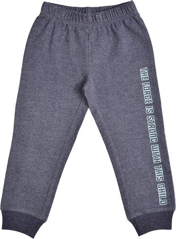 STAR WARS The Mandalorian Baby Yoda Boys Short Sleeve Shirt and Jogger Pants for Toddler and Little Kids – Grey in Saudi Arabia