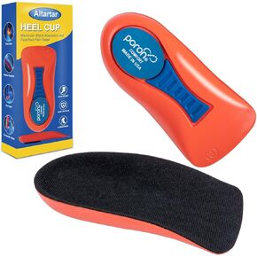 نعال التهاب اللفافة الأخمصية من Aikowenner، أكواب الكعب لتخفيف آلام الكعب ورفع الكعب للنساء والرجال، حشوات أحذية من السيليكون وسائد للكعب ممتصة للصدمات 3/4 نعال أحذية لمحفزات الكعب أو آلام الكاحل in Kuwait