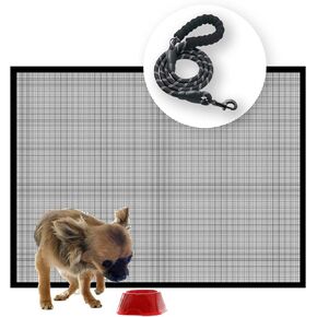 Dog Gates for The House, Pet Safety Dog Gate with Reflective Rope,43X 28inch Pet Gates for Dogs Stair Gate,Mesh Safety Dog Gate for Stairs, Indoor, Doorways, Hallways in Saudi Arabia