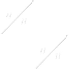 DOITOOL Blind Wand Vertical Blinds Replacement Parts,Blind Rod with 4 Hooks,Blind Opener Window Blind Stick Tilt Rod Window Pull Supplies in Kuwait