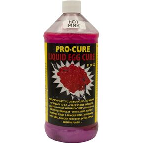 Pro-Cure Liquid Egg Cure, Hot Pink, 31 Ounce
