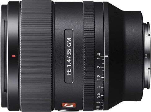 Sony FE 35mm F1.4 GM (SEL35F14GM) Lens Bundle with 3PC Filter Kit, 128GB SDXC Card, Backpack, More | Sony 35mm Lens in Saudi Arabia