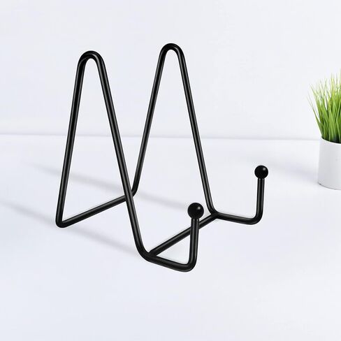 سيربورت 4 عبوات من حوامل لوحات العرض مقاس 4 انش، حامل لوحات من الحديد الاسود لعرض الصور واطارات الصور واللوحات الزخرفية والتابلت والفنون، حامل عرض in Kuwait