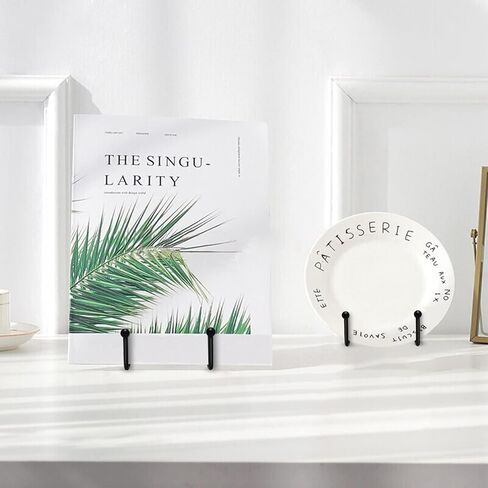 سيربورت 4 عبوات من حوامل لوحات العرض مقاس 4 انش، حامل لوحات من الحديد الاسود لعرض الصور واطارات الصور واللوحات الزخرفية والتابلت والفنون، حامل عرض in Kuwait