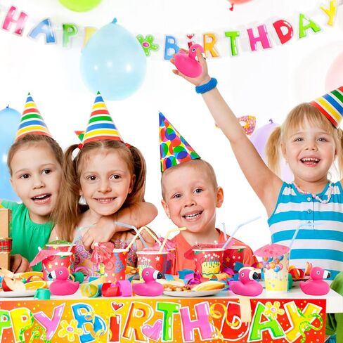 30 Pcs Flamingo Rubber Duckies for Kids,Bulk Pink Flamingos Bath Toys,Floating Squeaky Mini Rubber Toys for Shower,Party Favors,Classroom Prizes,Cake Decoration in Kuwait