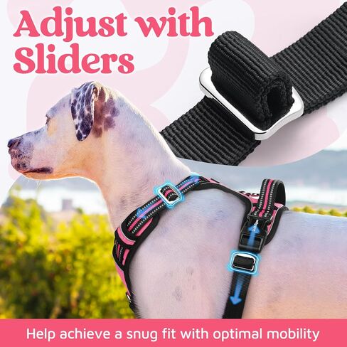 rabbitgoo Dog Harness for Large, No Pull 3 Buckles Easy On & Off in Kuwait